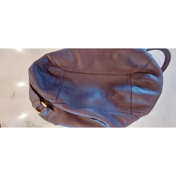 COLE HAAN Purple‎ Pebble Leather Large Bucket Hobo Shoulder Bag Purse Vtg - Picture 13 of 13